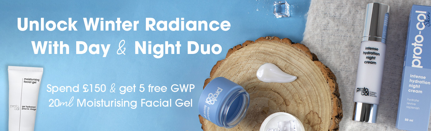 Unlock Winter Radiance with Day & Night Duo - Spend £150 and get FREE GIFT 20ml Moisturising Facial Gel